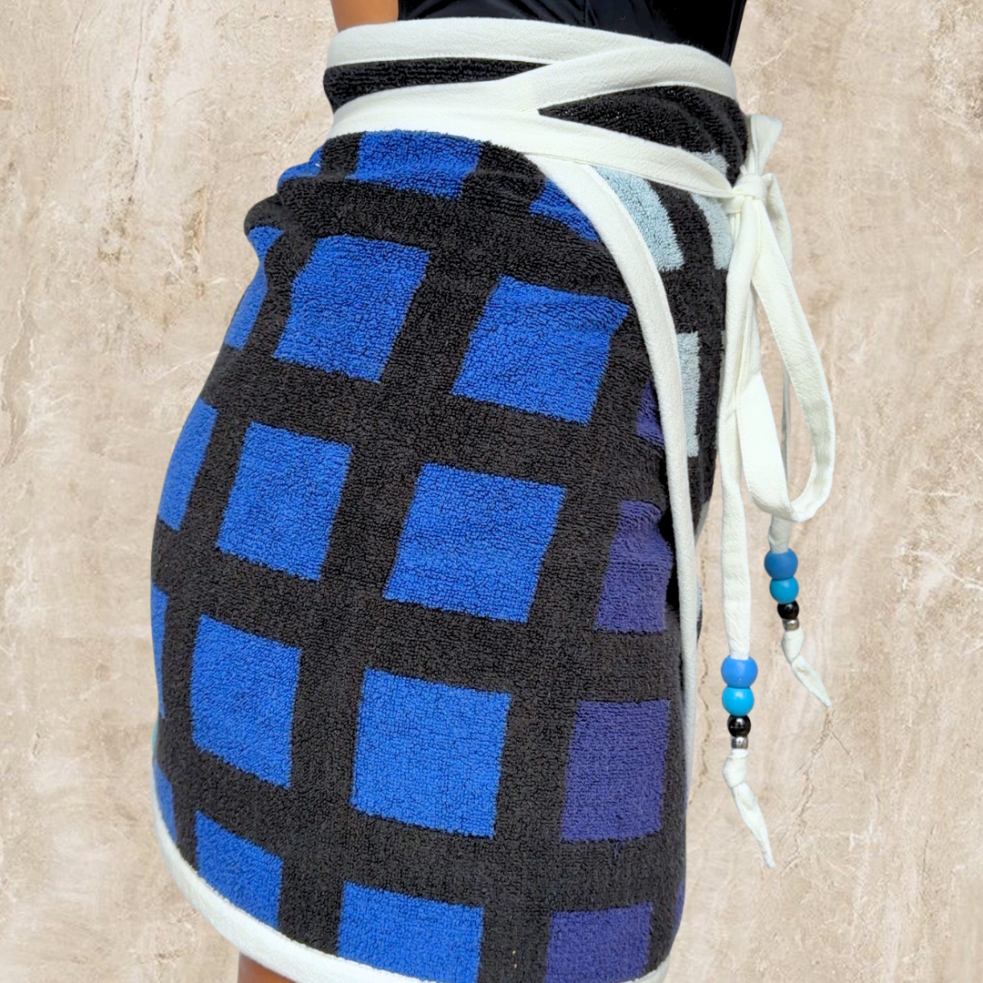 Tokyo REVERSIBLE Towel Wrap Skirt