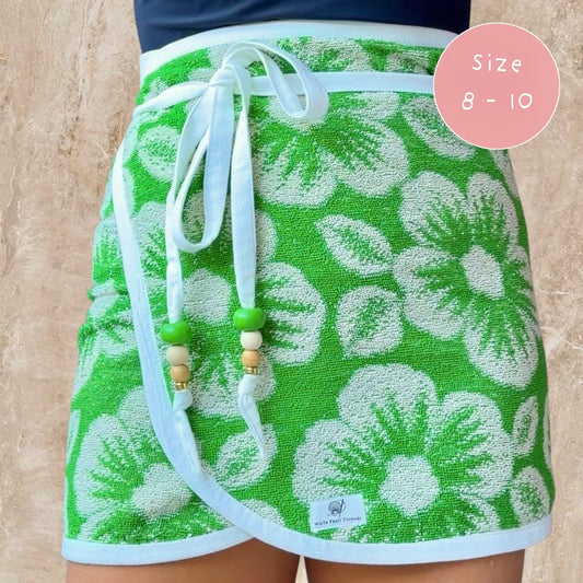 Maui REVERSIBLE Vintage Towel Wrap Skirt
