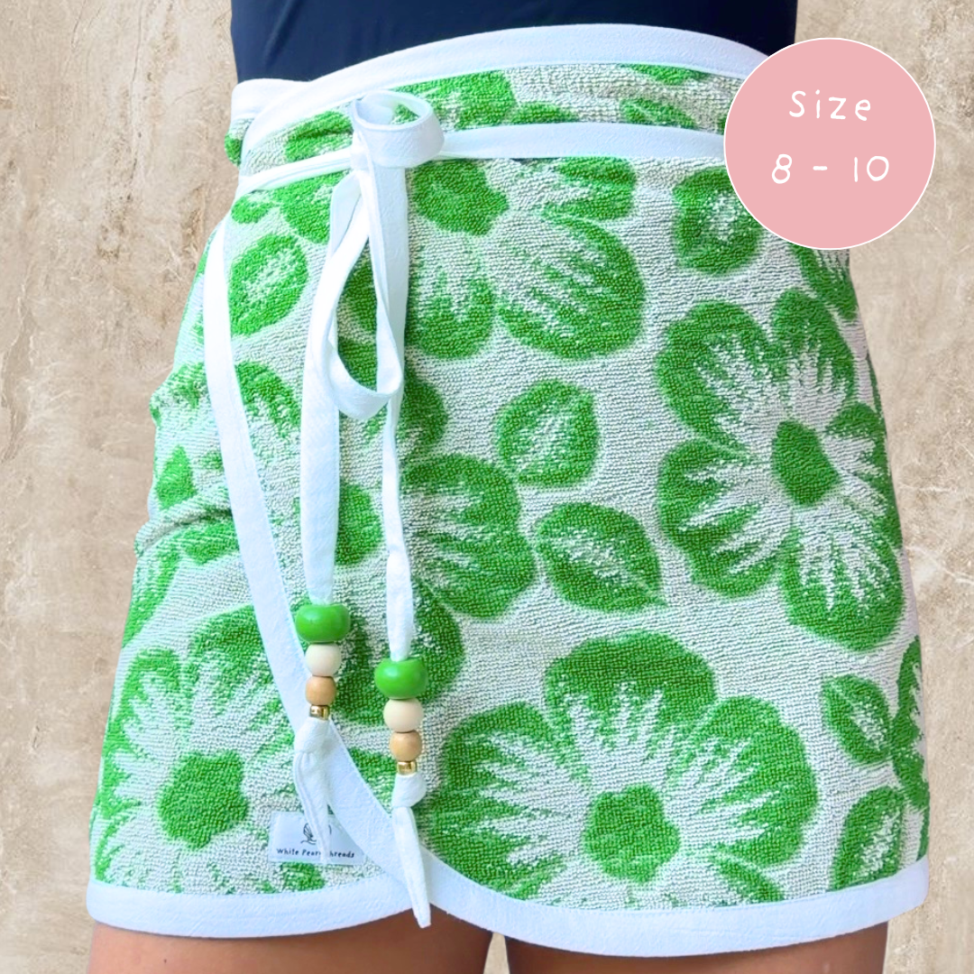 Maui REVERSIBLE Vintage Towel Wrap Skirt