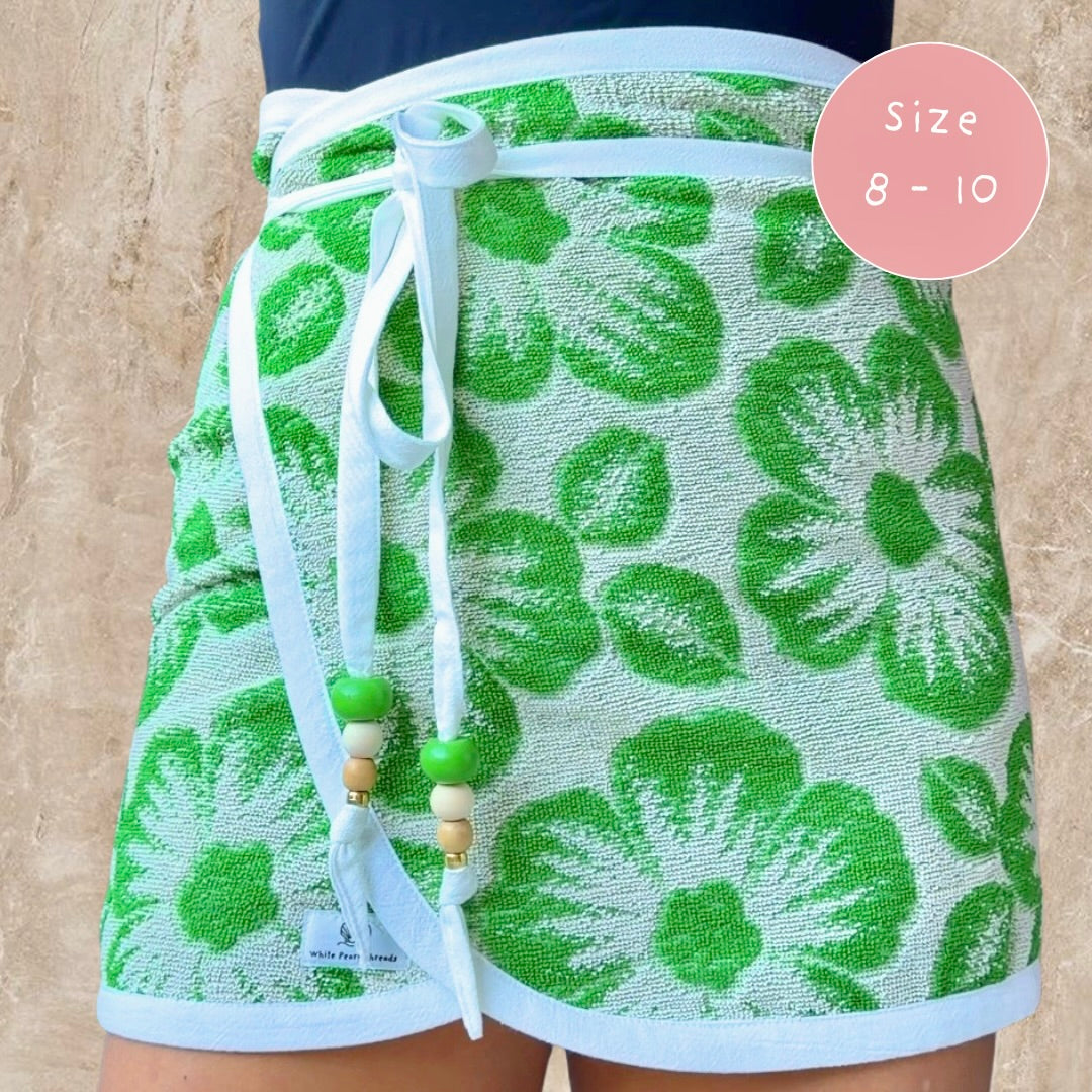 Maui REVERSIBLE Vintage Towel Wrap Skirt