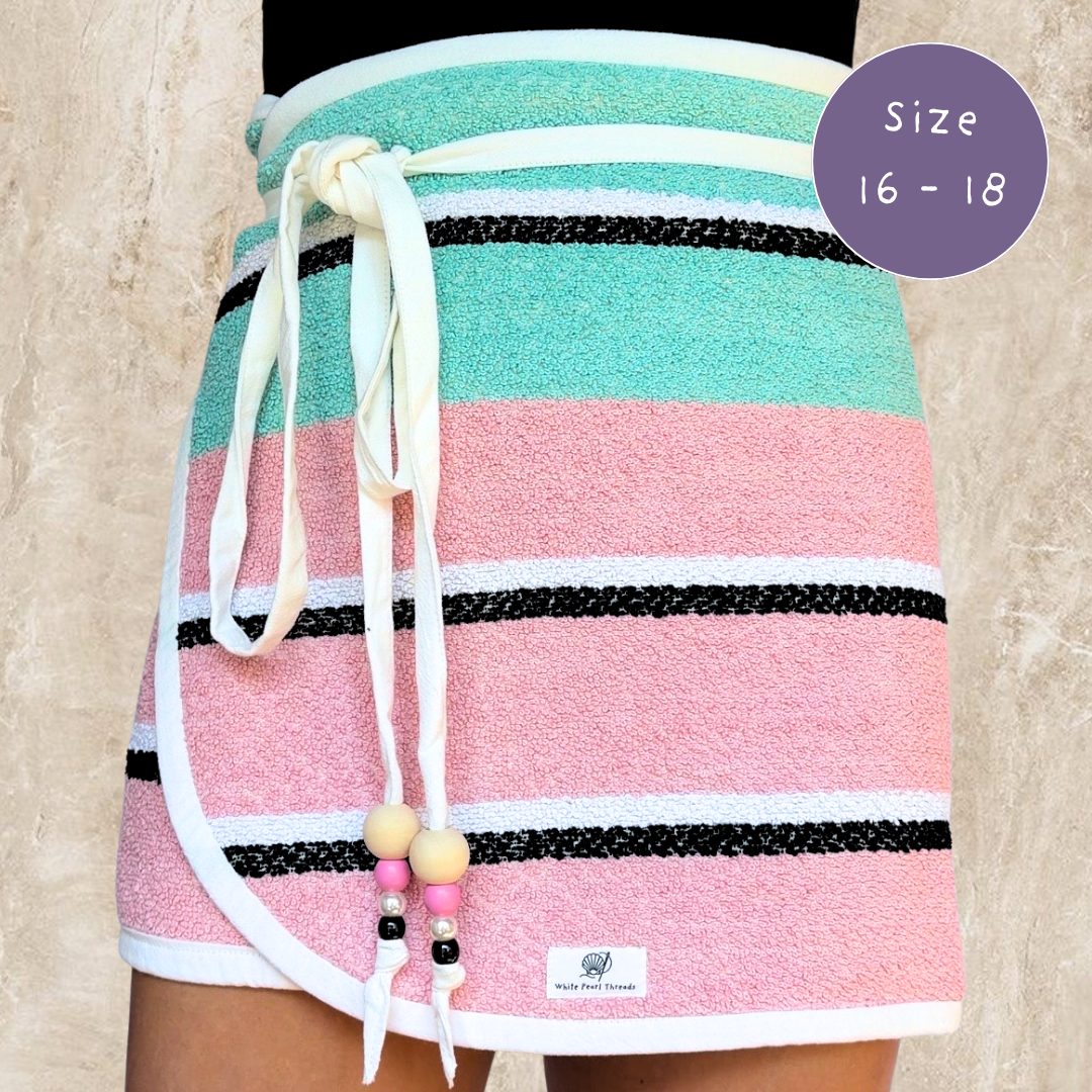 Taormina Vintage Towel Wrap Skirt