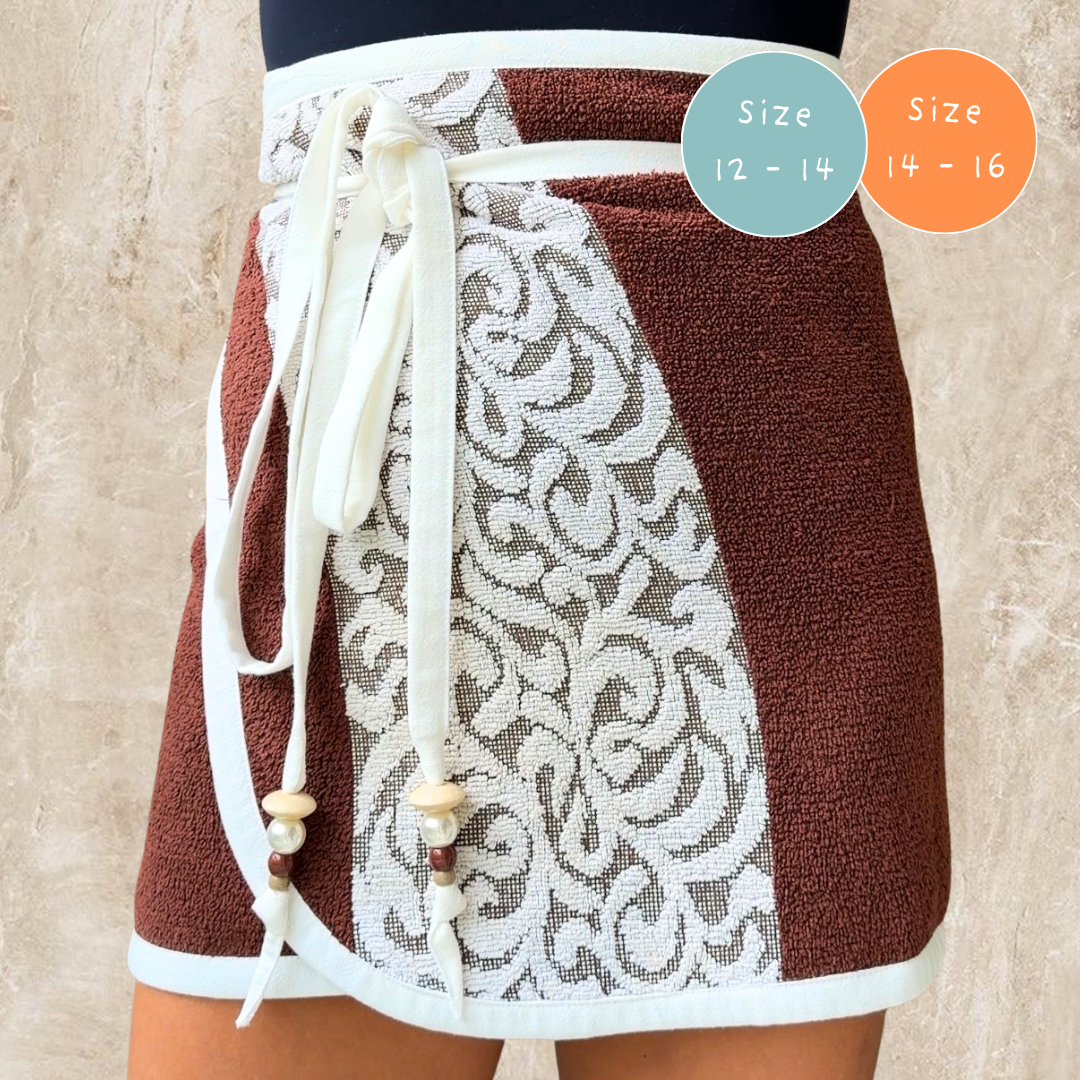 Sumba Vintage Towel Wrap Skirt