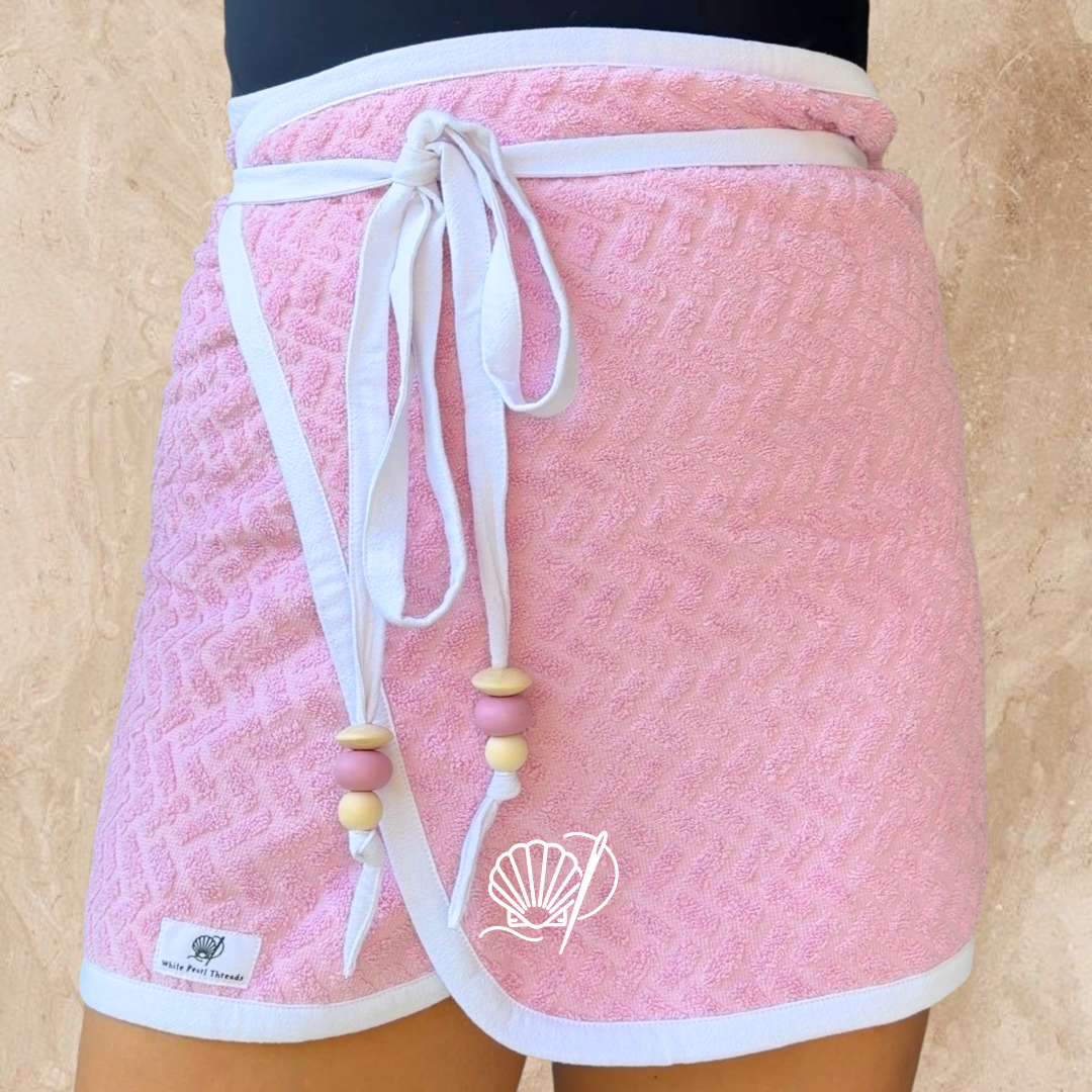 Heritage Collection Towel Wrap Skirt - PINK